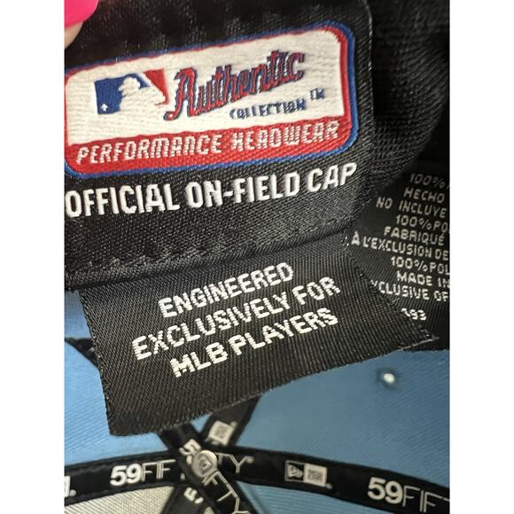 TEXAS RANGERS New Era Official On Field MLB Baseball Cap Hat Sz 7 3/4 - Picture 7 of 9